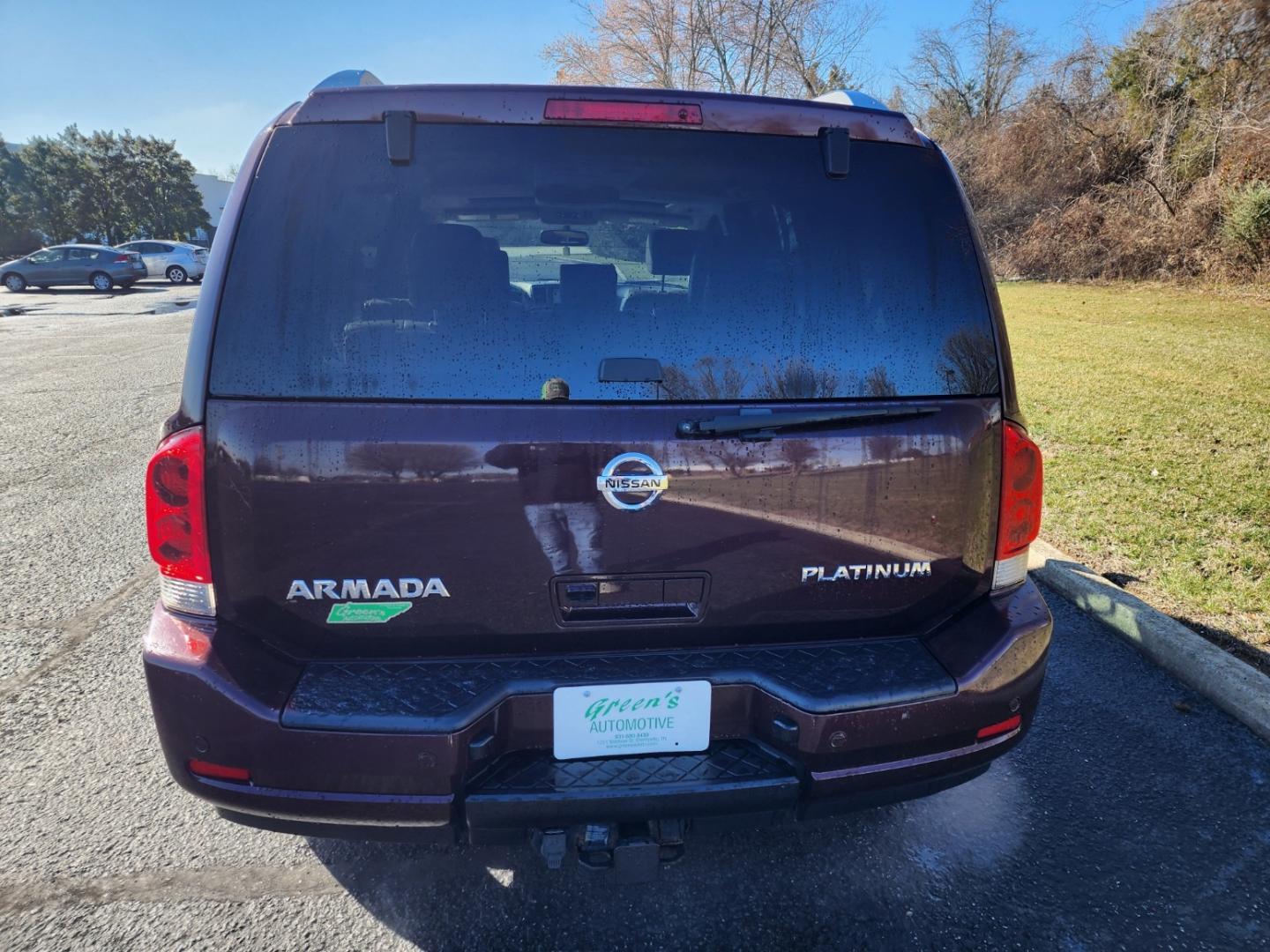 2014 Burgandy /BEIGE Nissan Armada Platinum (5N1AA0ND2EN) with an 5.6 V-8 engine, Automatic transmission, located at 1221 Madison St., Shelbyville, TN, 37160, (931) 680-9439, 0.000000, 0.000000 - Photo#2